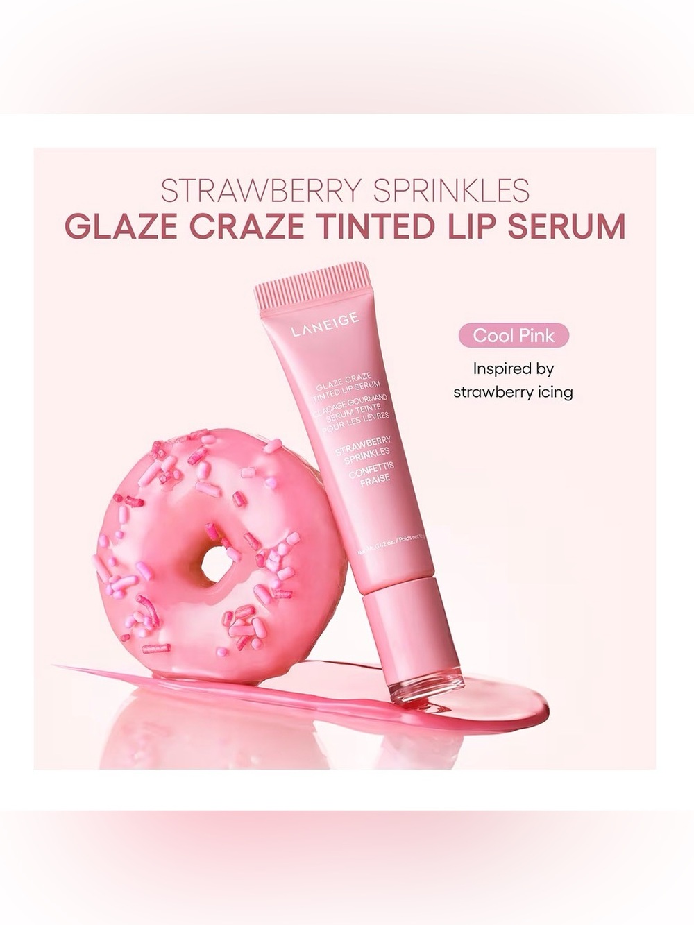 Limited Edition Laneige Donut Delight Set w/ Keychain - Full Size - Picture 8 of 11